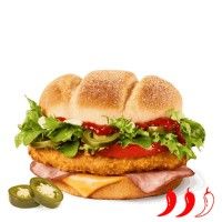 Острый Мехико Бургер с курицей за 265 руб
