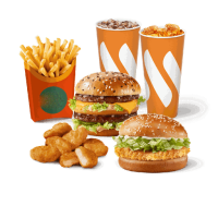 Мега Комбо с Биг Хит и Чикен Хит за 812 руб