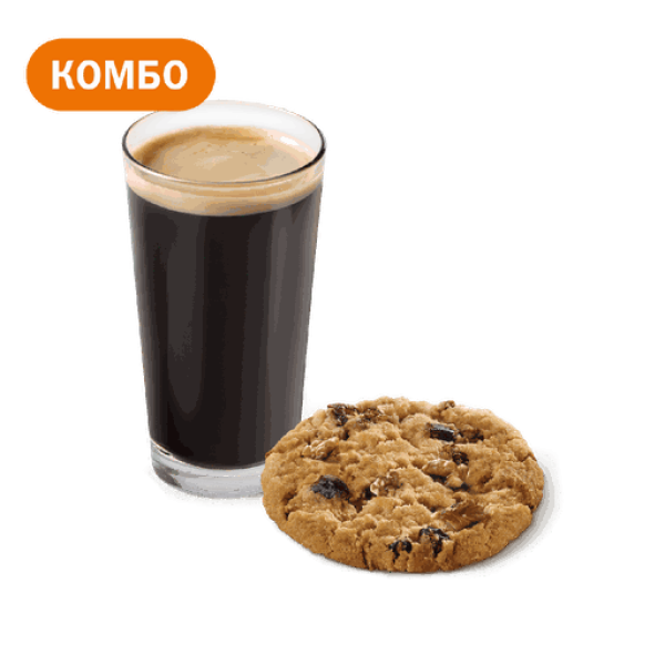 Комбо с печеньем с грецким орехом во «Вкусно - и точка»