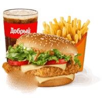 Биг Чикен Бургер Чураско Комбо за 476 руб