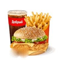 Биг Чикен Бургер Комбо за 443 руб