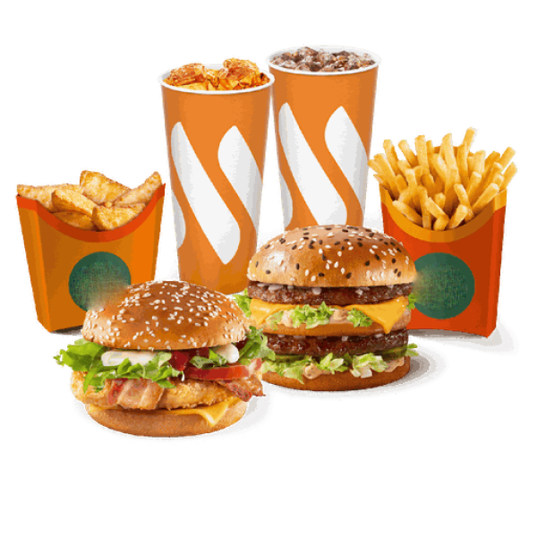 Мега Комбо с Биг Хит и Чикен Премьер во «Вкусно - и точка»